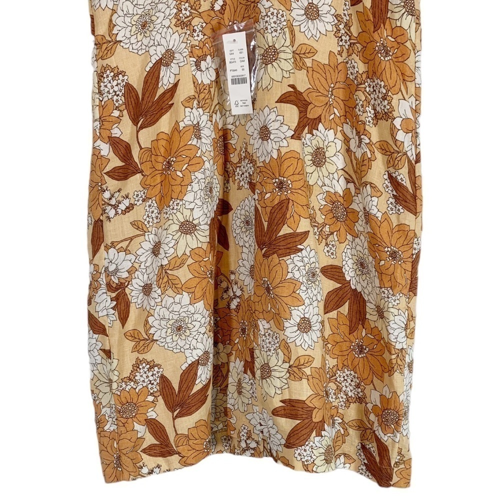 NEW  J.Crew Floral Linen Mini Dress Size OO - Picture 8 of 10